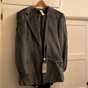 Vintage 1990’s Gray Corduroy Versace Suit
